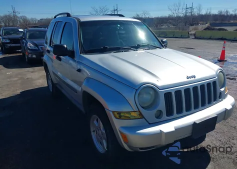 2007 Jeep Liberty Sport из США, поврежденный, VIN 1J4GL48K27W717701